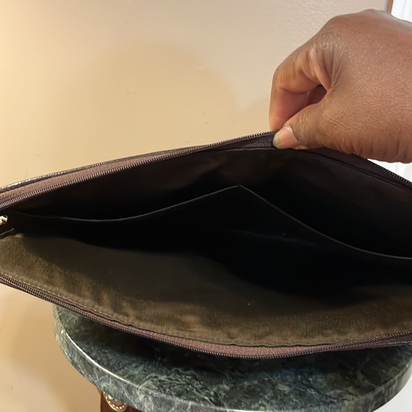 Vintage Coach Brown Signature Tote Bag with Laptop Case - Picture 11 of 12